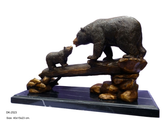2 Bears on Log 2 Bears on Log